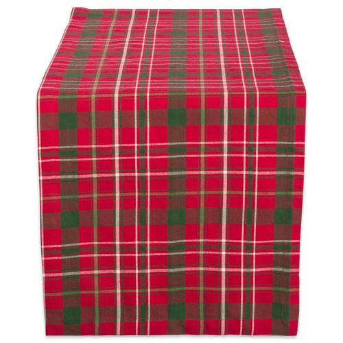 DII Tartan Holly Plaid Table Cover for 8-ft Rectangle at Lowes.com