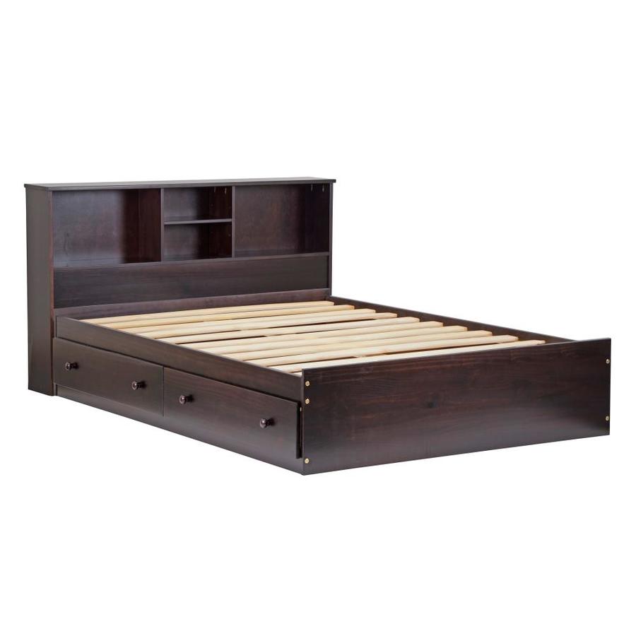 Palace Imports Java Full Captain Bed with Storage in the Beds ...