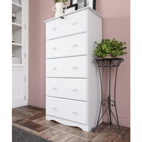 Palace Imports White Pine 5 Drawer Chest At Lowes Com