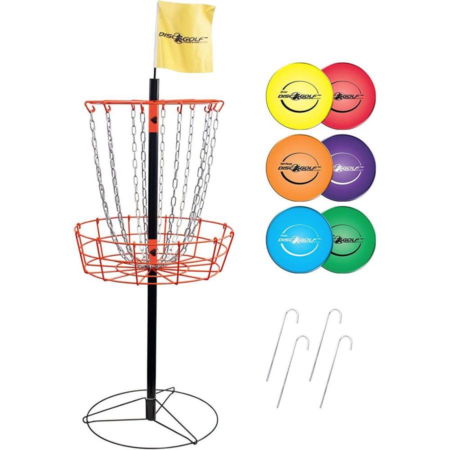 Park Sun Sports Outdoor Disc Golf Steel Target Basket W 6