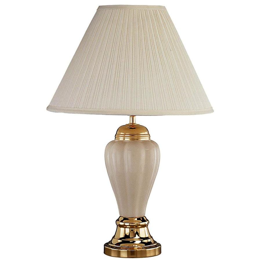 Off-white Modern Contemporary Table Lamps At Lowes.com