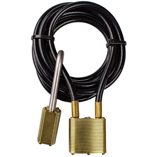Commando Lock Cooler Lock 1.75in Brass Keyed Padlock in the Padlocks department at
