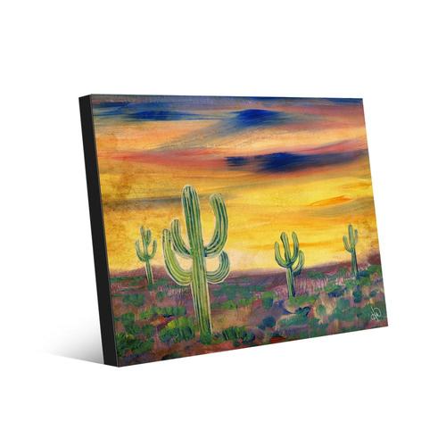 Creative Gallery Sonoran Sundown Frameless 14-in H x 11-in W Landscape ...