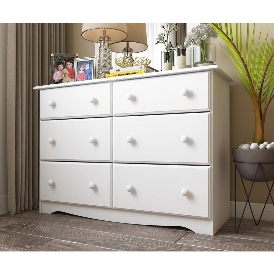 Palace Imports White Pine 4 Drawer Double Dresser Sold Separately