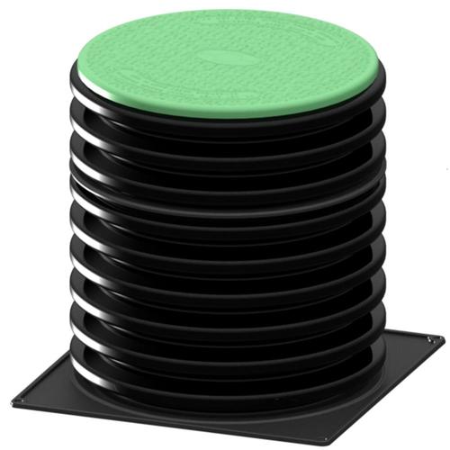 AeroStream 29in H Hdpe Septic Tank Riser Kit at