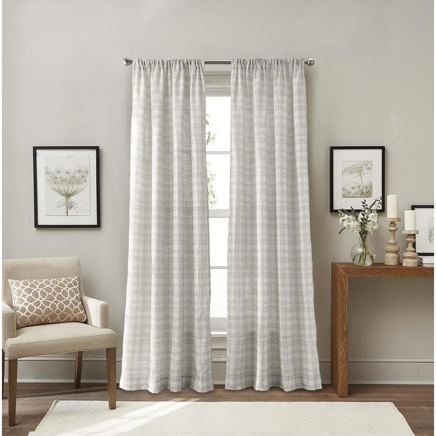Tahoe Plaid Curtains Drapes At Lowes Com