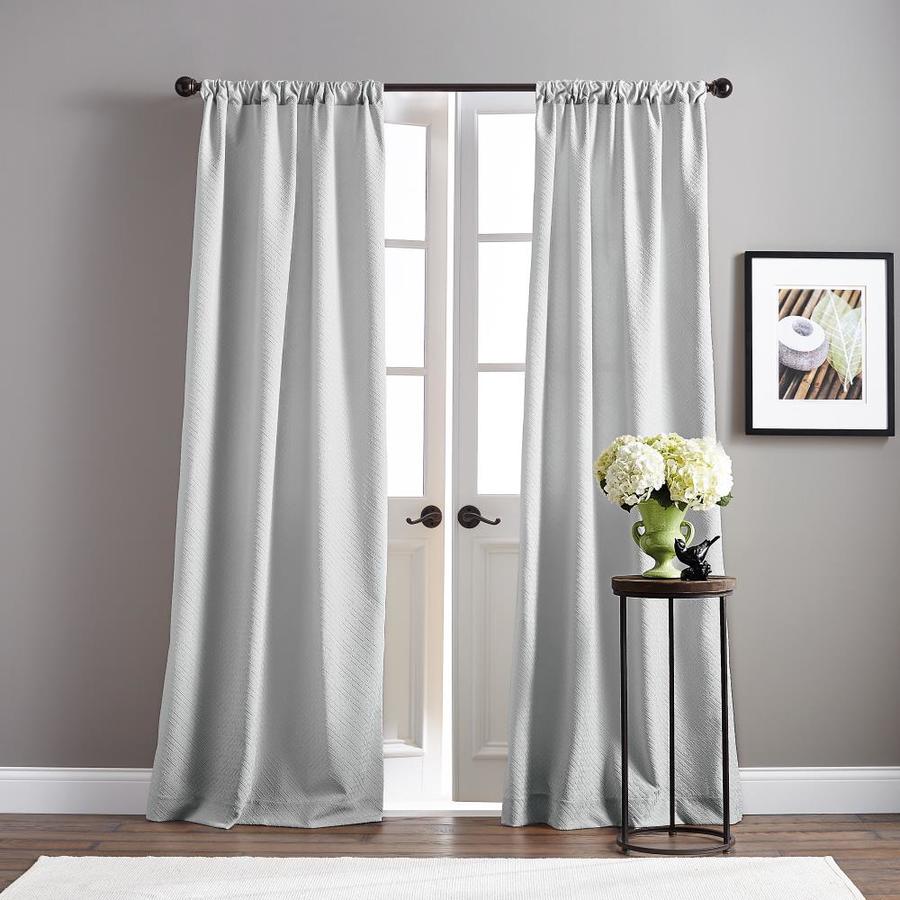Chf Basket 84 In Grey Polyester Room Darkening Standard Lined