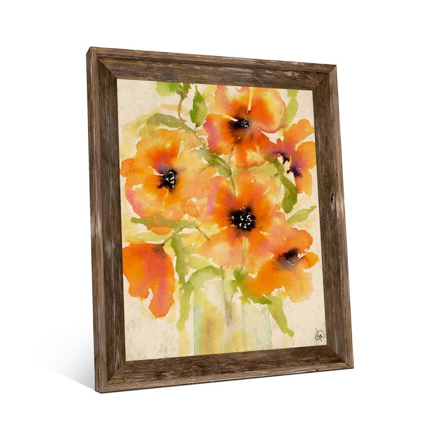 Creative Gallery Floral Splendor 11x14 Barn Wood Framed Wall Art