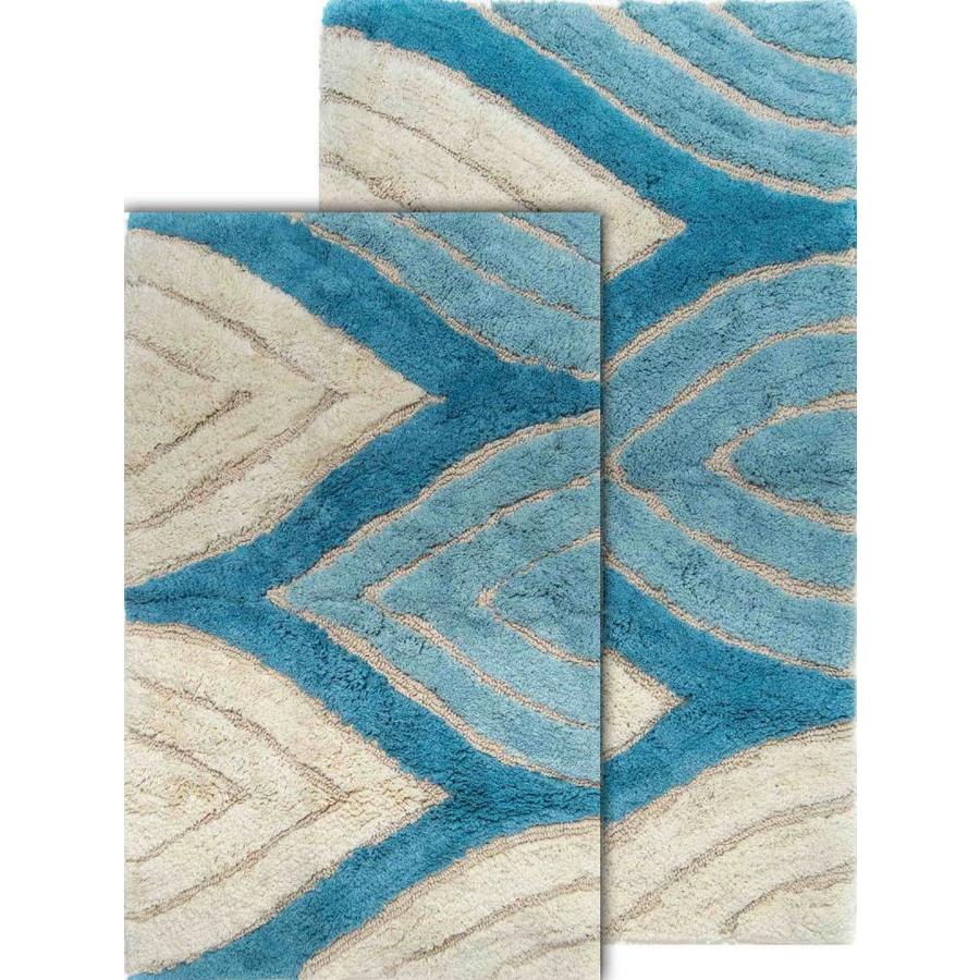 Garden Gate 21 x 34 Rug Turquoise