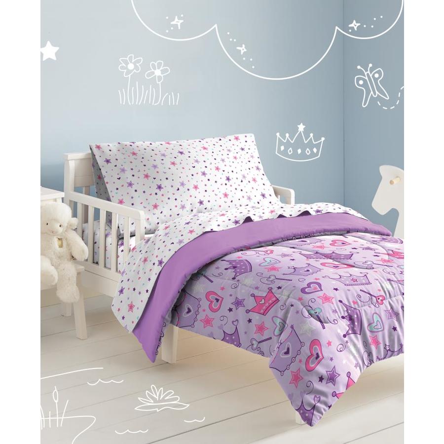 Dream Factory Stars And Crowns 4 Piece Twin Comforter Set At Lowes Com