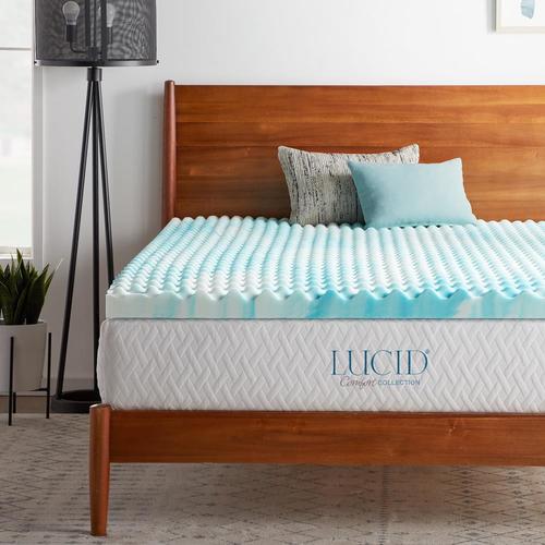 LUCID Comfort Collection 3-in D Memory Foam Twin Extra ...