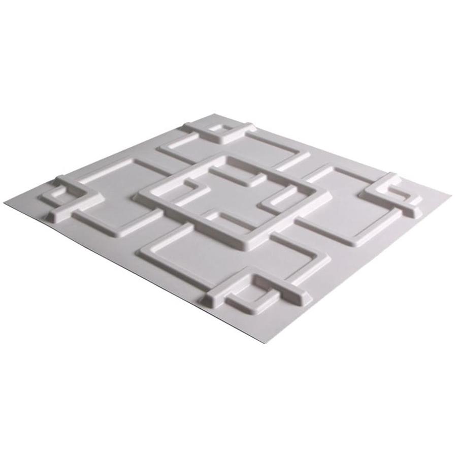 Kingsman Hardware 19 6 In X 19 6 Ft Embossed Hardboard Wainscot