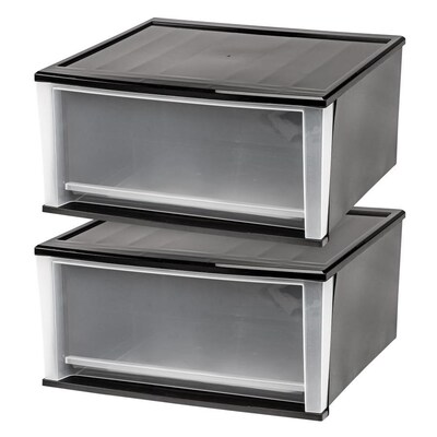 Iris 1 Compartment 1 Drawers Stackable Plastic Drawer At Lowes Com