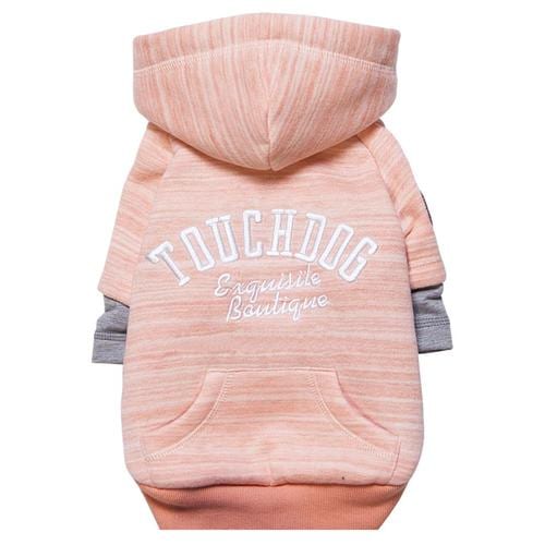 Touchdog Small Pink Dog/Cat Hoodie in the Pet Clothing department at ...