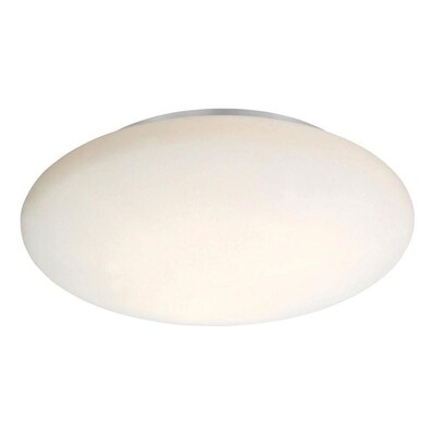 EGLO Ella 18-in White Modern/Contemporary Incandescent Semi-flush Mount Light EGLO Ella 18-in White Modern/Contemporary Incandescent Semi-flush Mount Light