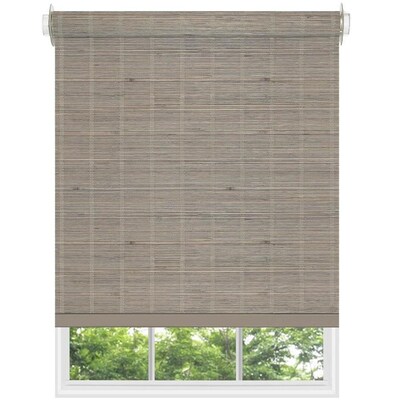 achim driftwood cordless bamboo roller shades lowes