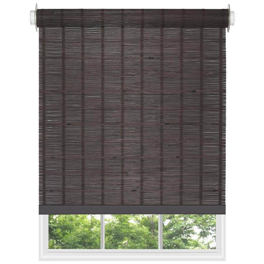 roller achim java cordless bamboo shade filtering actual light lowes