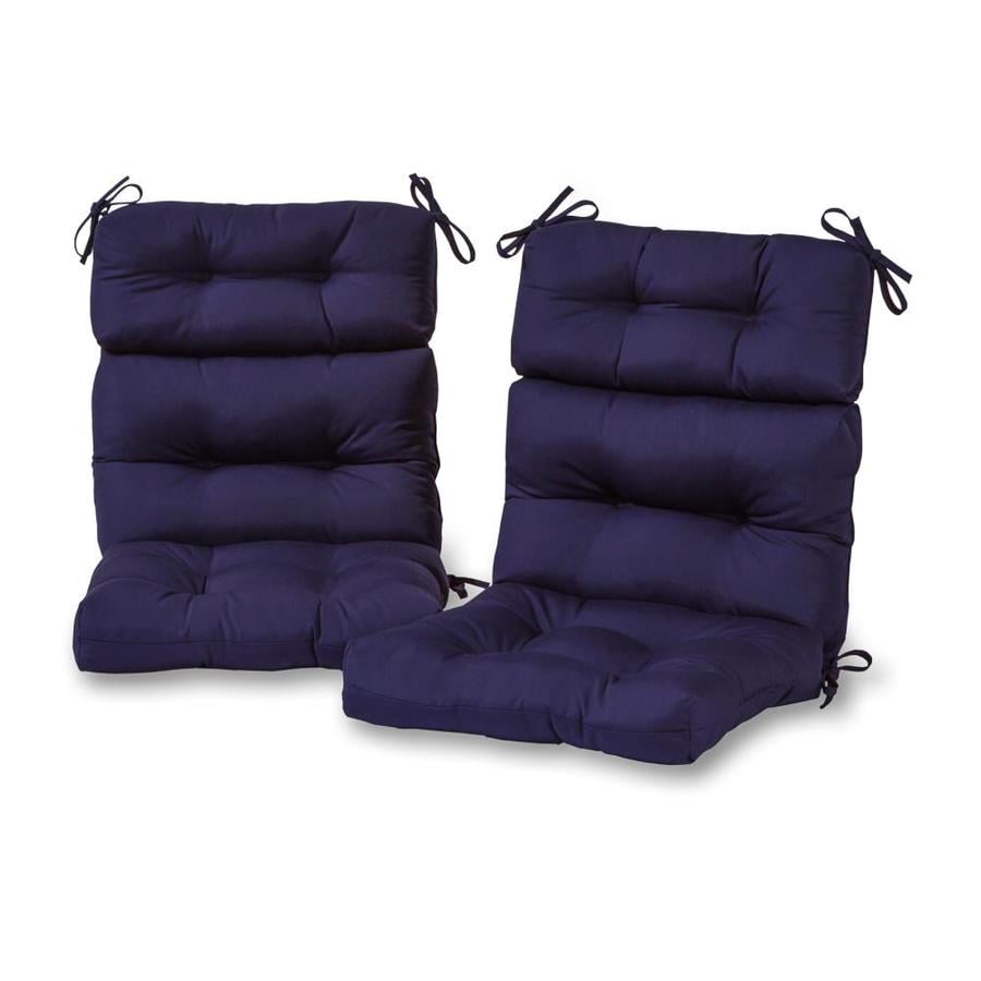 Greendale Home Fashions Outdoor High Back Chair Cushion Set Of 2