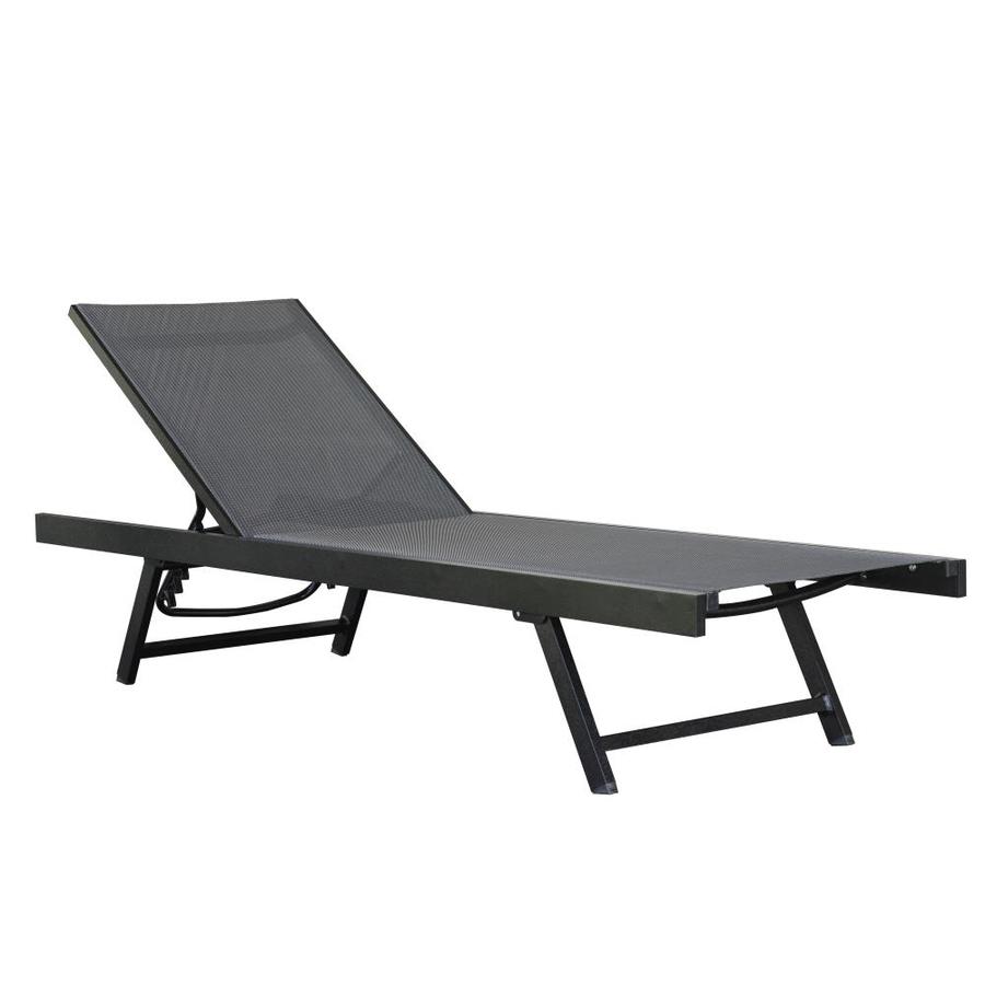 Vivere URBL1 Stackable Metal Stationary Chaise Lounge Chair(s) with ...