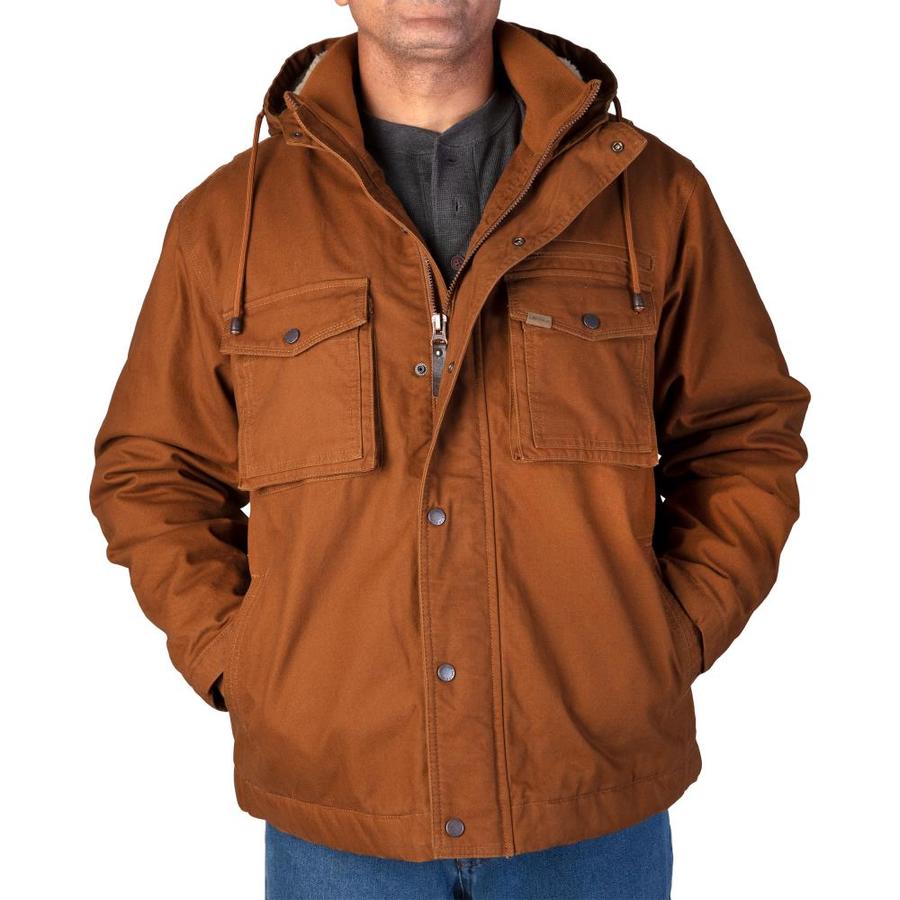 Smith's Workwear Camel Brown Canvas Work Jacket (Large) in the Jackets ...
