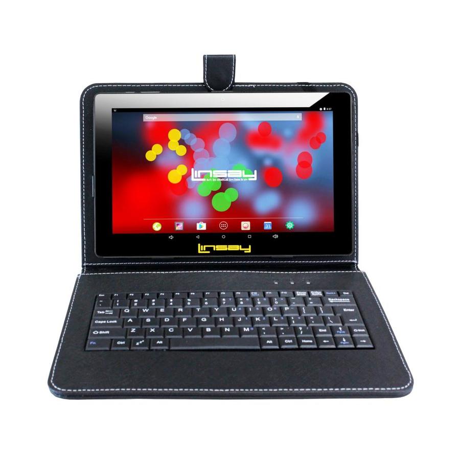 LINSAY 10.1-in Wi-fi Only Android 10 Tablet with Accessories and Case