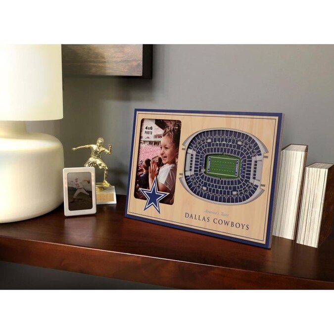 StadiumViews Dallas Cowboys Multicolor Picture Frame (8in x 12in) in the Picture Frames