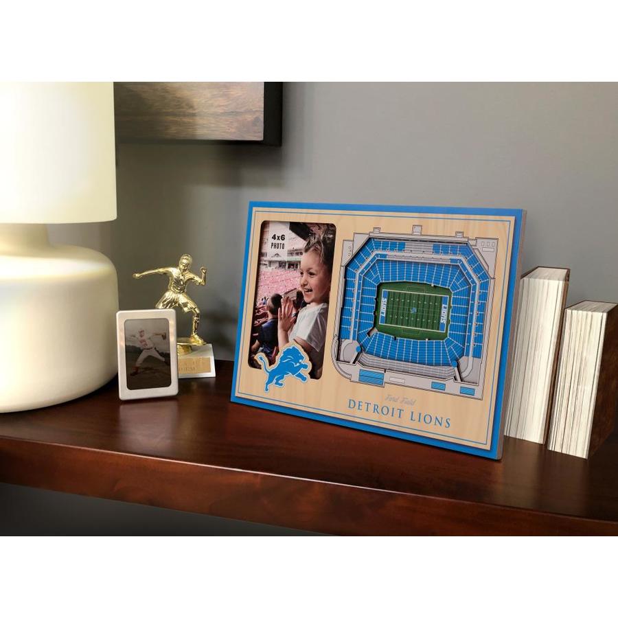 StadiumViews Detroit Lions Multi-color Picture Frame (8-in x 12-in) in ...