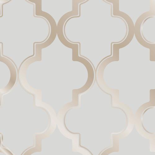 Tempaper 56-sq ft Bronze Gray Vinyl Geometric Self-Adhesive Peel and