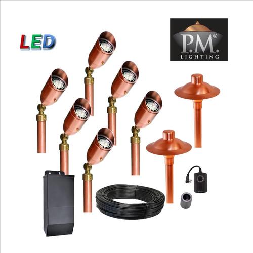 P.M. Lighting Professional Series Low-Voltage Brushed Satin Copper