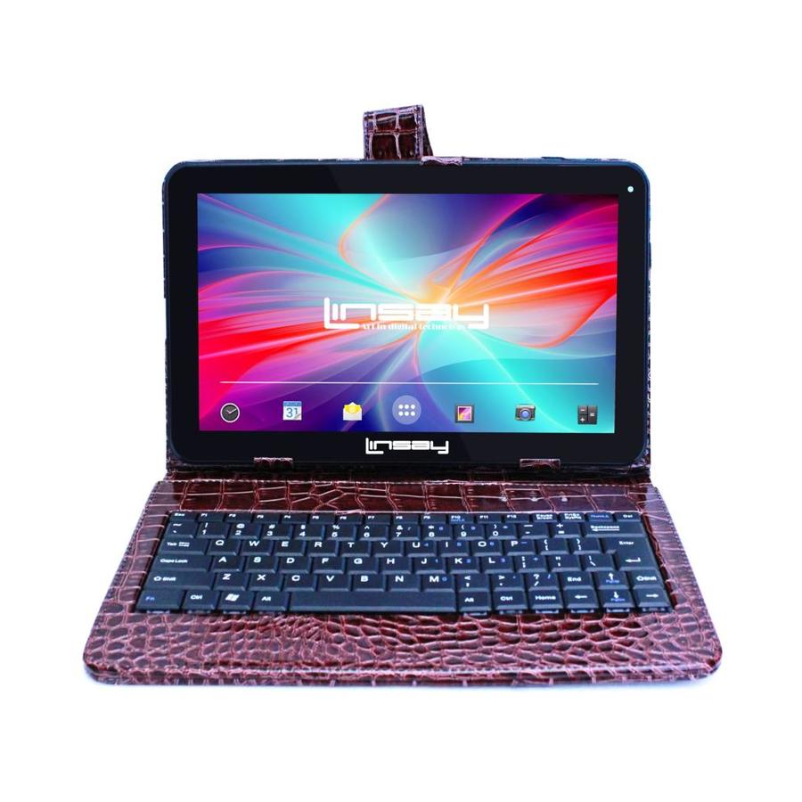 LINSAY 10.1in Wifi Only Android 10 Tablet with Accessories and Case