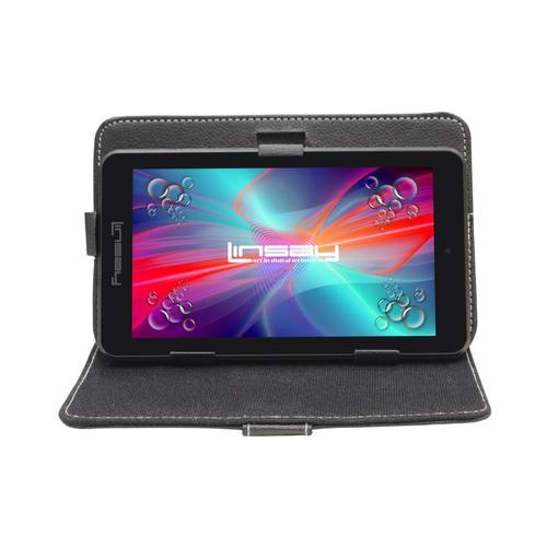 LINSAY 7in Wifi Only Android 10 Tablet with Accessories and Case Included in the Tablets