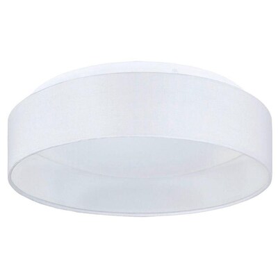 EGLO Palomaro 12.59-in White Modern/Contemporary LED Flush Mount Light EGLO Palomaro 12.59-in White Modern/Contemporary LED Flush Mount Light
