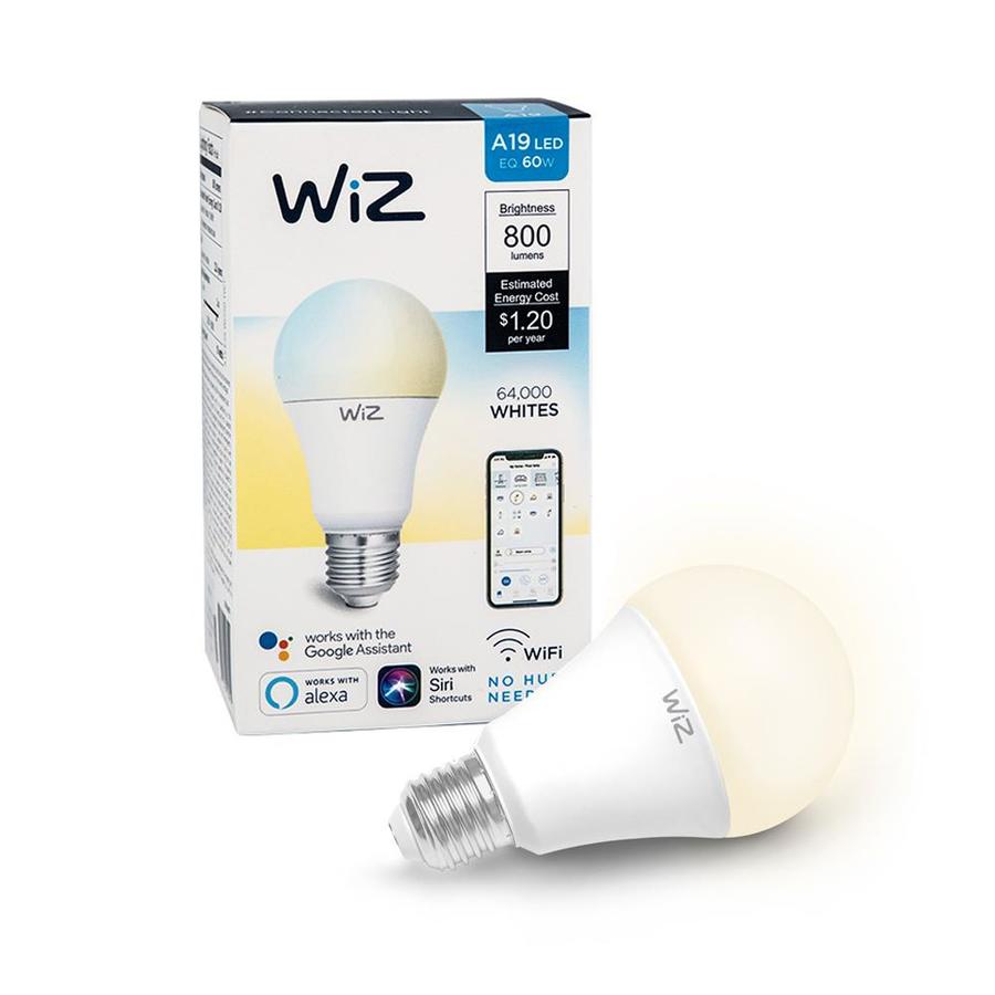 WiZ 60-Watt EQ A19 Daylight Dimmable LED Light Bulb in the General