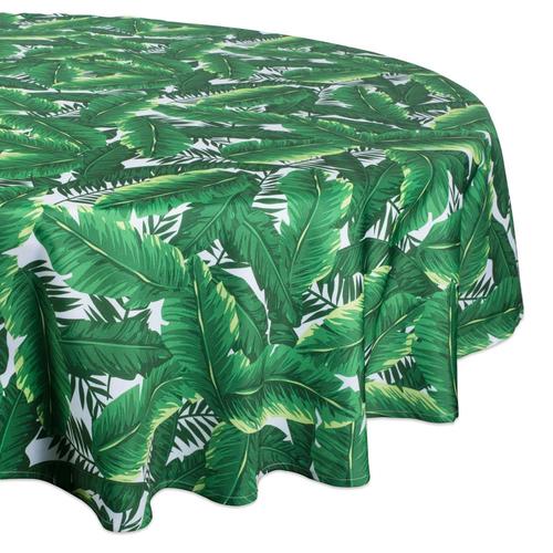 DII Banana Leaf Table Cover for 60-in Round in the Table Covers ...