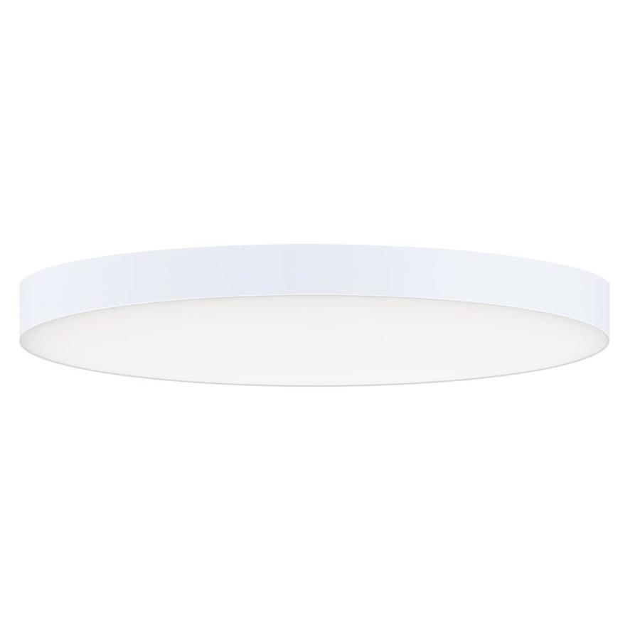 Maxim Lighting Trim 9-in White Modern/Contemporary Integrated LED Flush ...