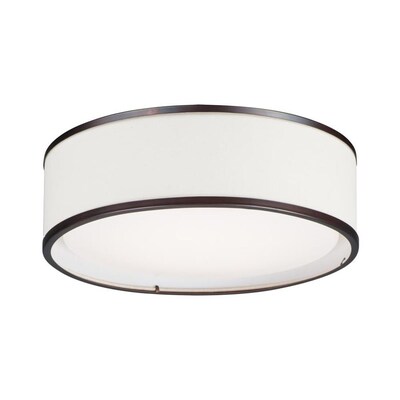 Maxim Lighting Prime 16-in Oil Rubbed Bronze Transitional Integrated LED Flush Mount Light Maxim Lighting Prime 16-in Oil Rubbed Bronze Transitional Integrated LED Flush Mount Light