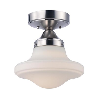 Maxim Lighting New School 10.5-in Satin Nickel Modern/Contemporary Integrated LED Flush Mount Light Maxim Lighting New School 10.5-in Satin Nickel Modern/Contemporary Integrated LED Flush Mount Light