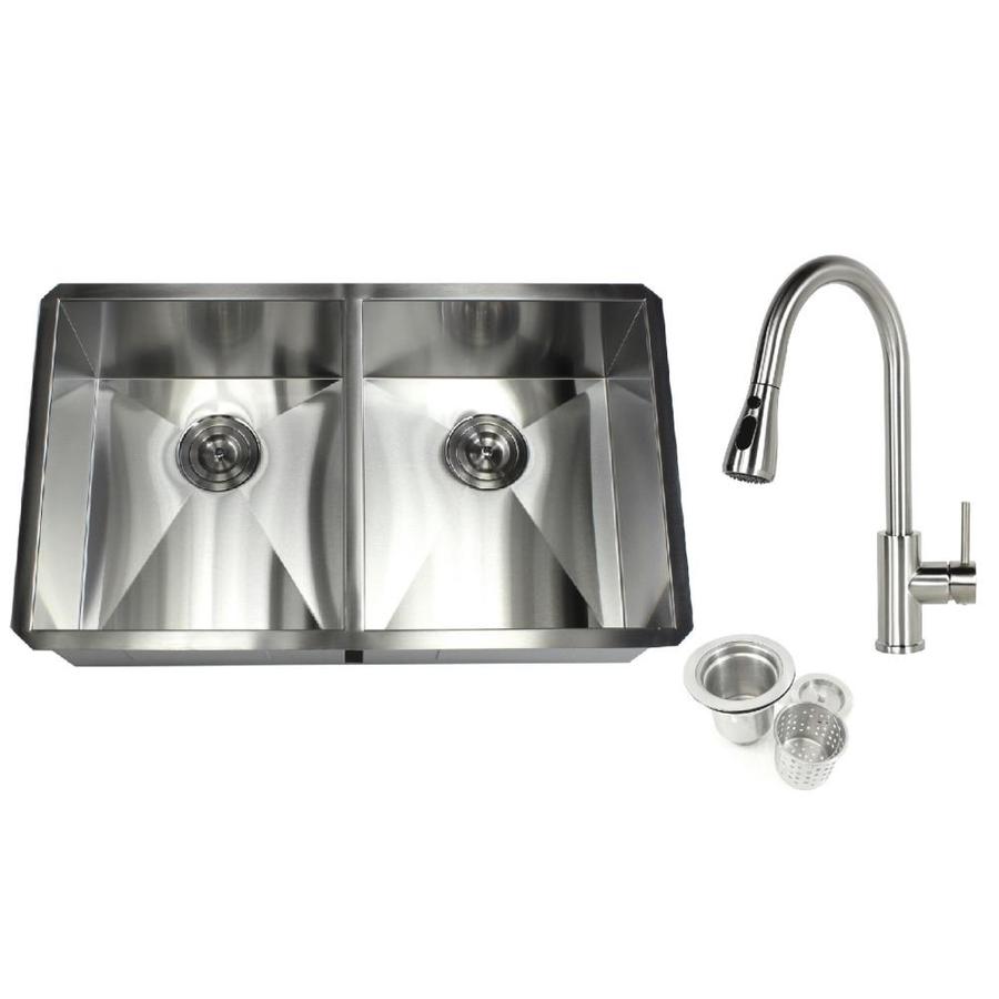 Bathroom Sinks 32 Stainless Steel Single Bowl Zero Radius 16 Gauge Undermount Kitchen Sink Home Garden