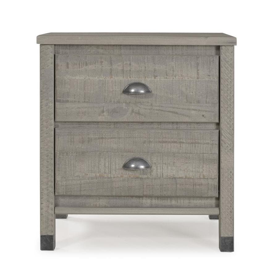 Camaflexi Baja Barnwood Pine Nightstand In The Nightstands Department At Lowes Com