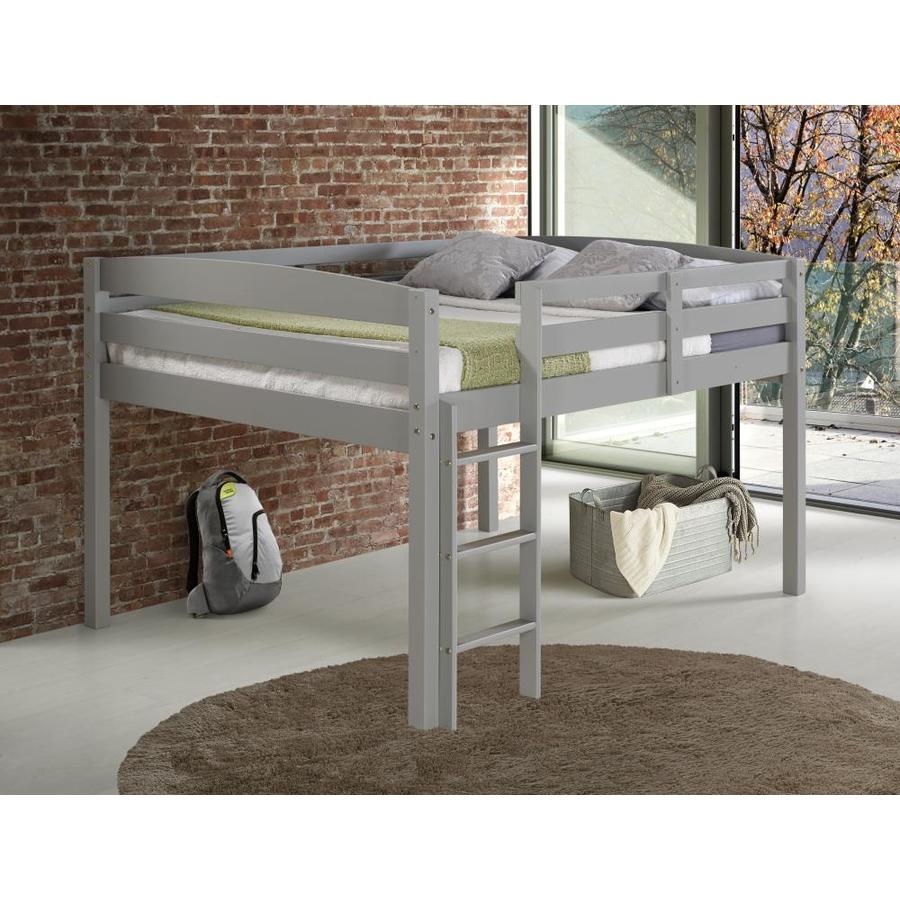 Camaflexi Concord Gray Full Loft Bunk Bed At Lowes Com