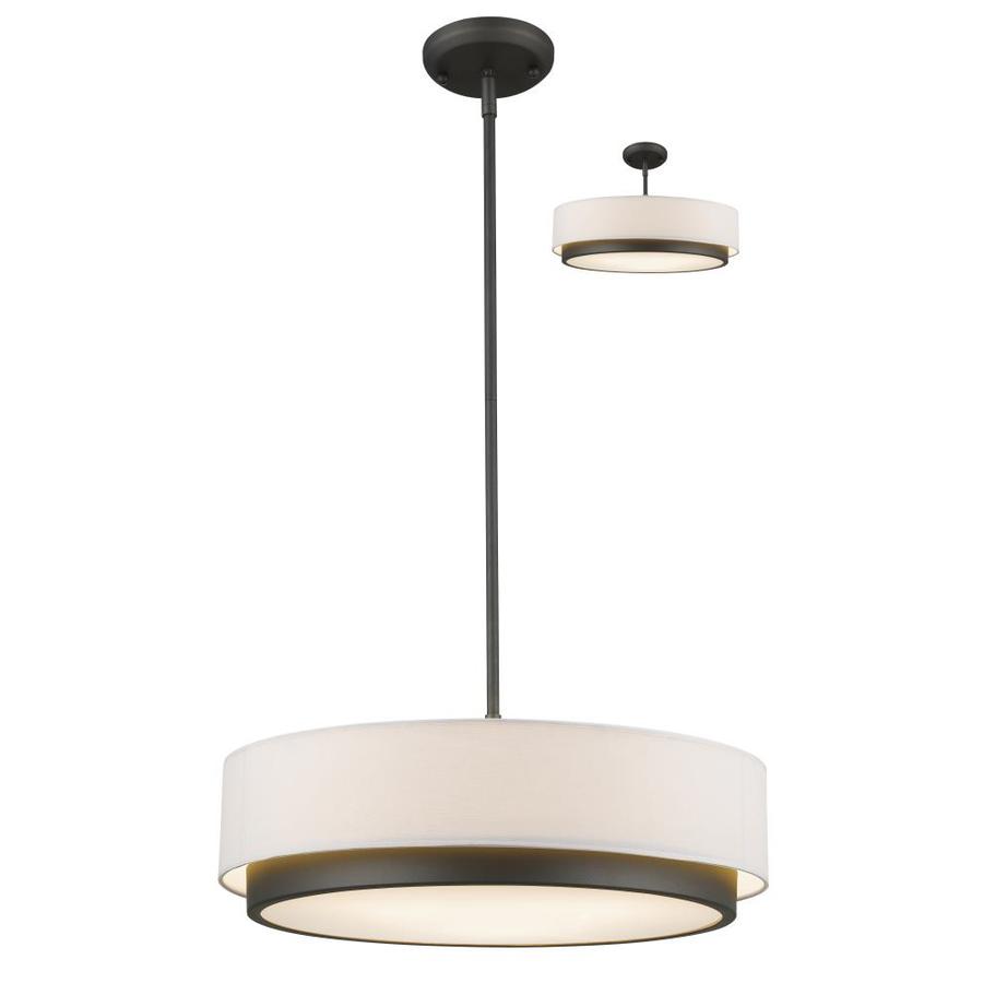 Z-Lite Jade Factory Bronze Modern/Contemporary Tiered Pendant Light in ...