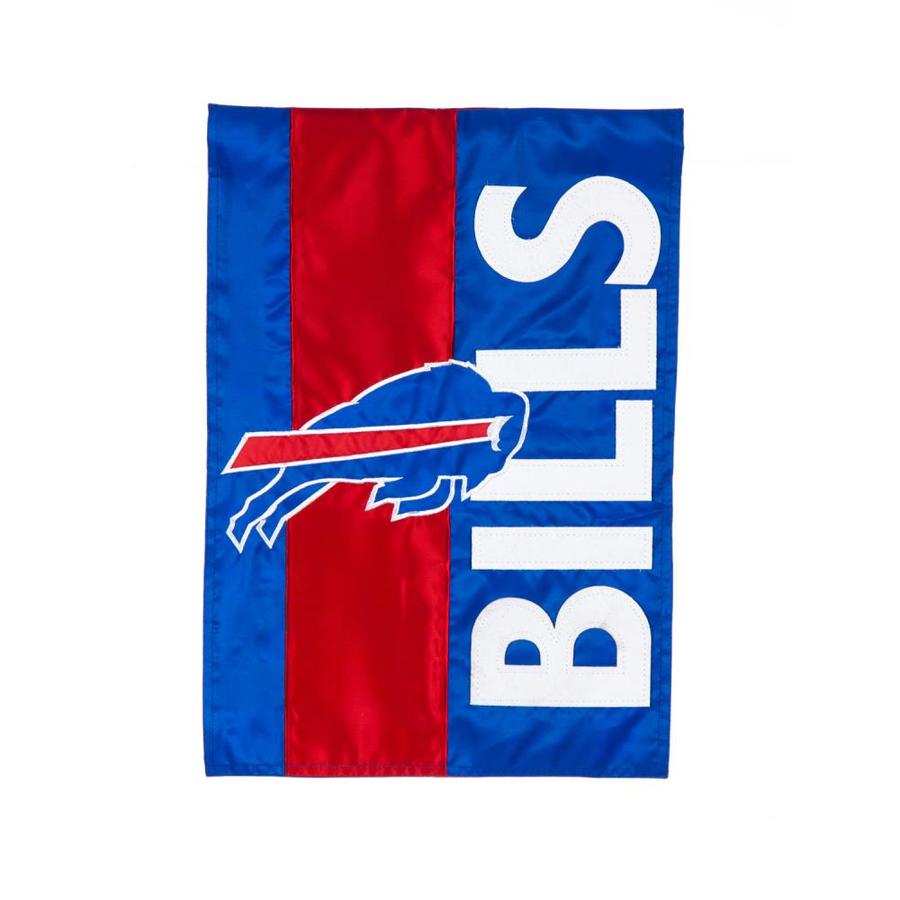 Team Sports America 1-ft W x 1.5-ft H Embroidered Buffalo Bills Garden ...