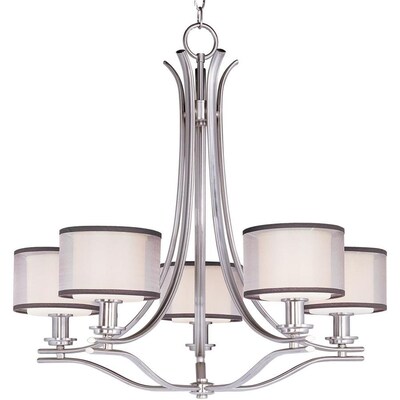 Maxim Lighting Orion 5-Light Satin Nickel Modern/Contemporary Chandelier Maxim Lighting Orion 5-Light Satin Nickel Modern/Contemporary Chandelier