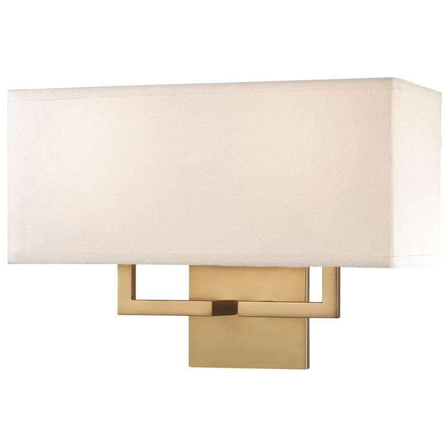 George Kovacs 16-in W 2-Light Honey Gold Modern/Contemporary Wall Sconce