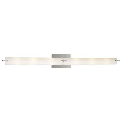 George Kovacs Tube 6-Light Chrome Modern/Contemporary Vanity Light in ...