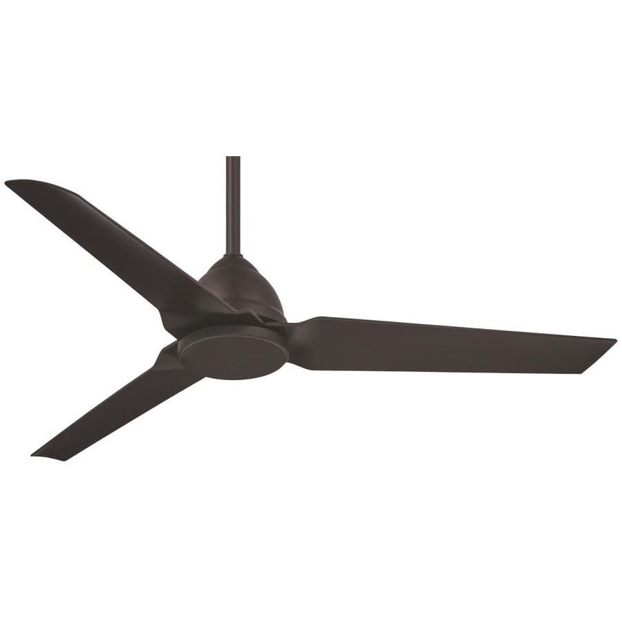 Minka Aire Java 54 In Black Indoor Outdoor Ceiling Fan And Remote
