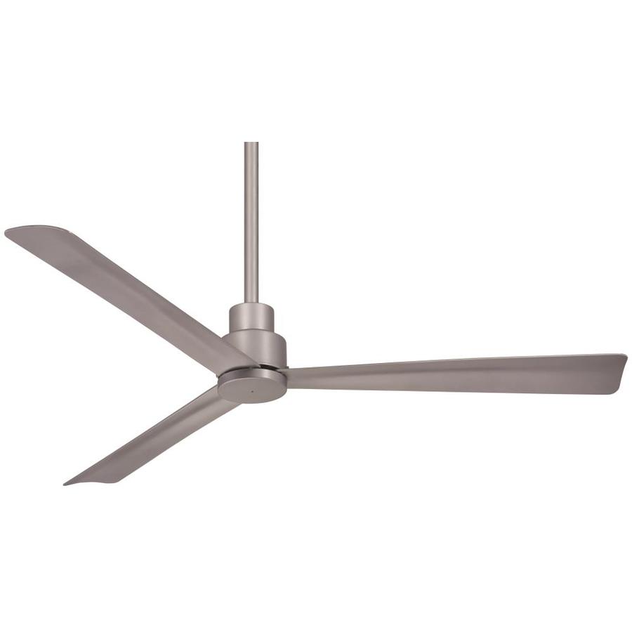 Minka Aire Simple 52 In Silver Indoor Outdoor Ceiling Fan And