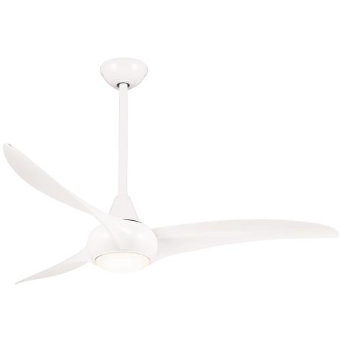 Minka Aire Light Wave 52in White LED Indoor Ceiling Fan with Light Kit