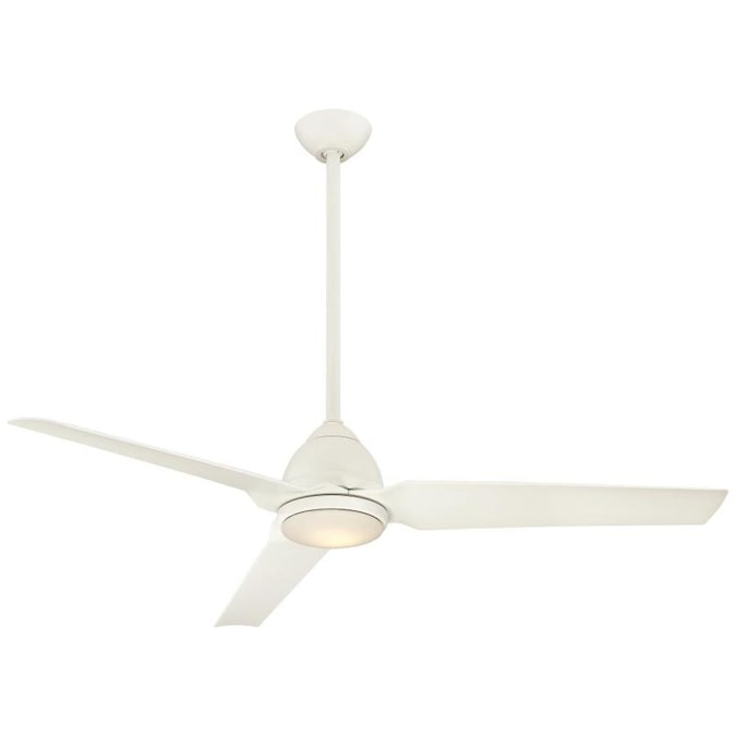 Minka Aire Java Led 54 In White, White Outdoor Ceiling Fans With Light Kit
