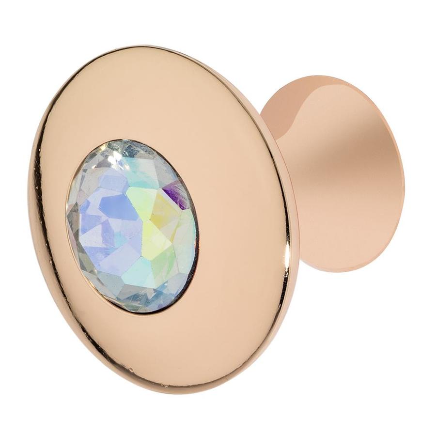 Wisdom Stone Felicia 1 25 In Rose Gold Round Cabinet Knob At Lowes Com